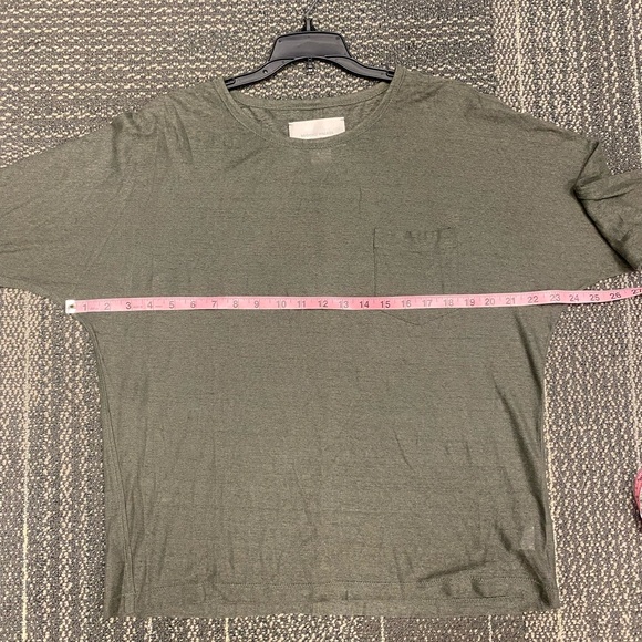 BROCHU WALKER Silk Linen Blend Pocket Tee Size Small - Picture 4 of 8